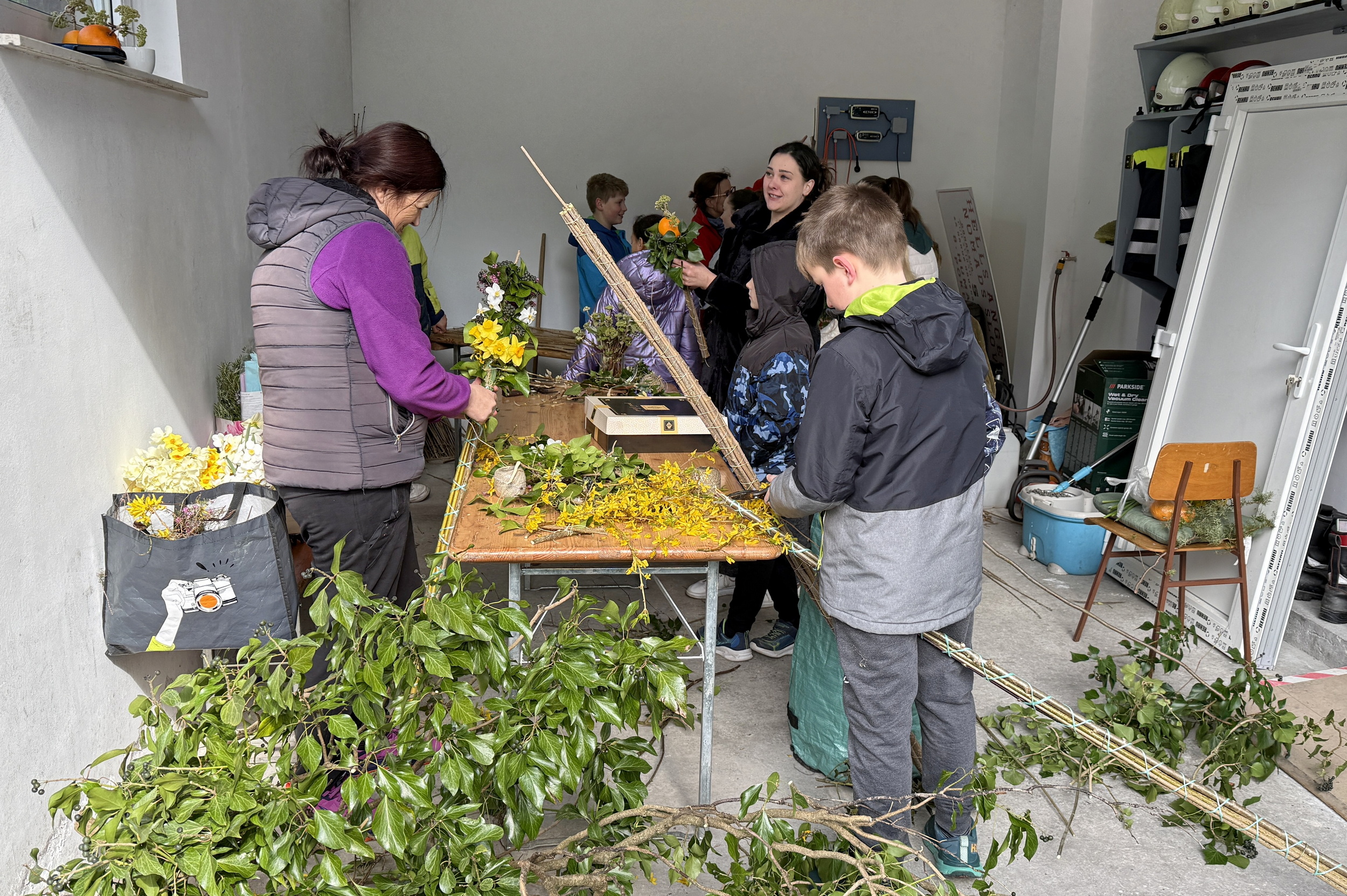 Cvetna sobota – izdelava butaric